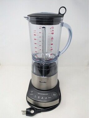 Breville Hemisphere Blender BBL550XL Silver 6 Cup Glass Pitcher Tested